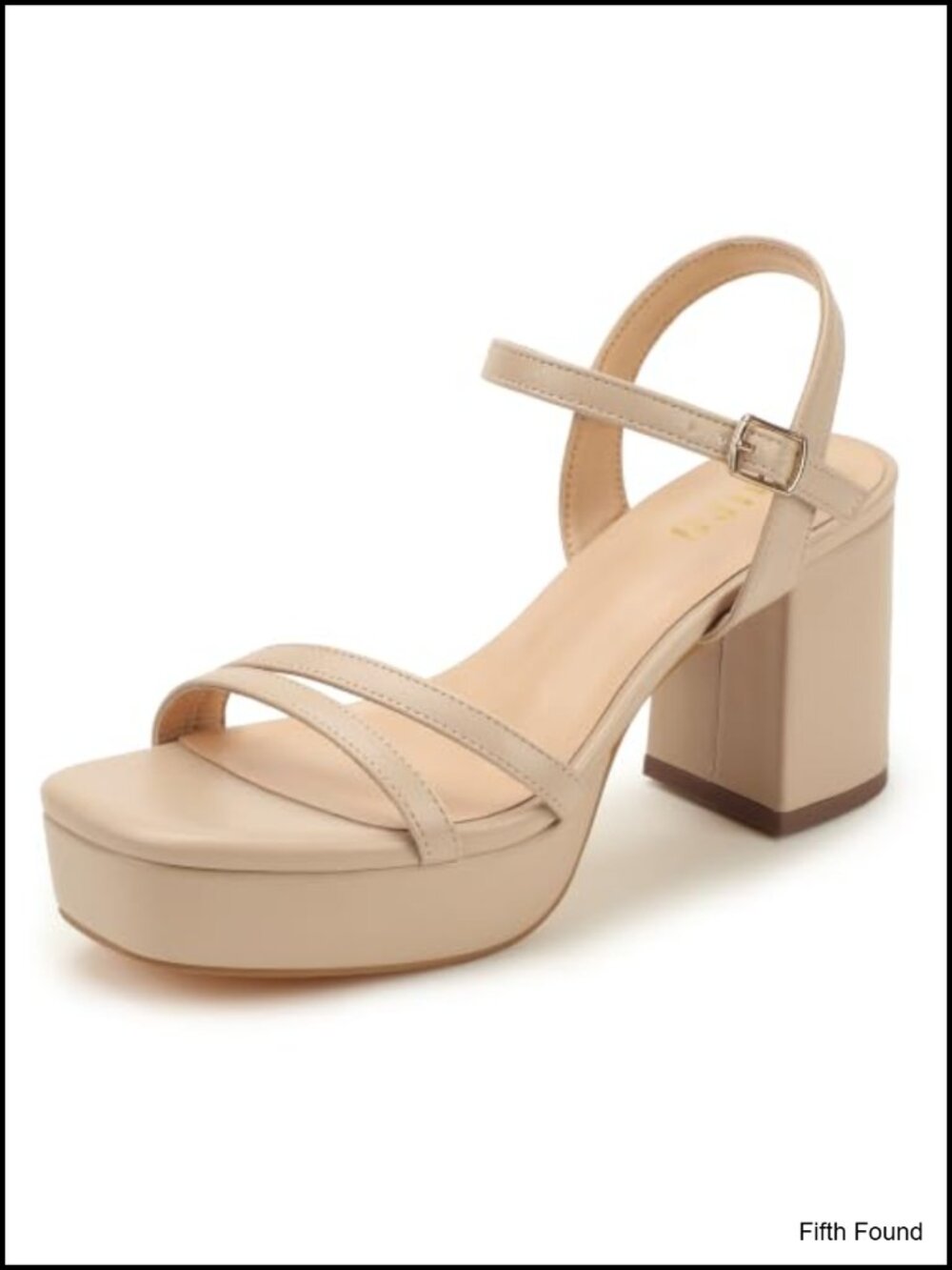 Platform Chunky Block Strappy Heels Sandals